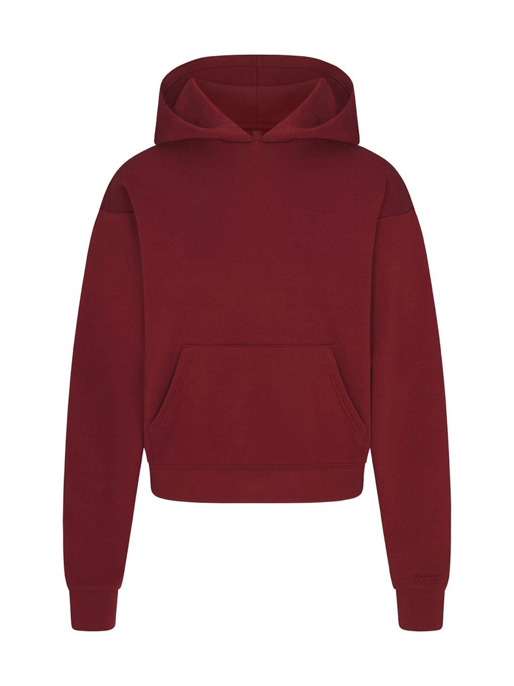 Skims (Gar) Cotton Fleece Classic Pullover Hoodie (8365) | Merlot | Size Small